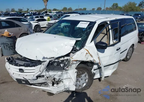 2009 Honda Odyssey Lx from USA, damaged, VIN 5FNRL38259B034519
